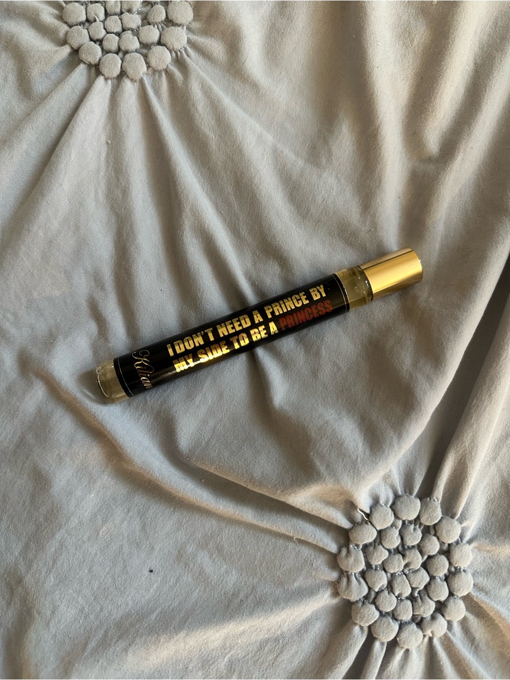 Black & Gold Roll-On Perfume Oil – 'I Don't Need a Prince'